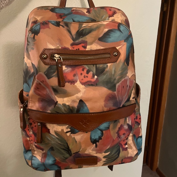 Patricia Nash Multicolor Floral Backpack - Picture 1 of 3